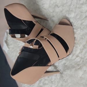 Nude Steap heels Size 7 Never Worn Heel height almost 5 inches No box